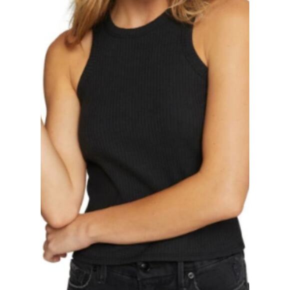 New ~ GOOD AMERICAN ~  Ribbed Cut In Crop Tank Top 3XL - Picture 1 of 6